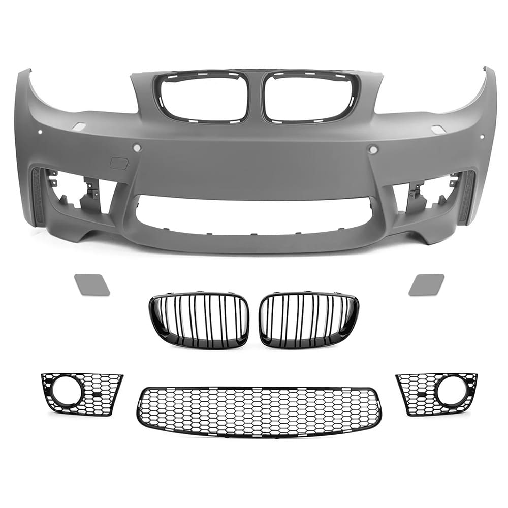 1M Style Front Bumper w/ PDC for BMW E8X