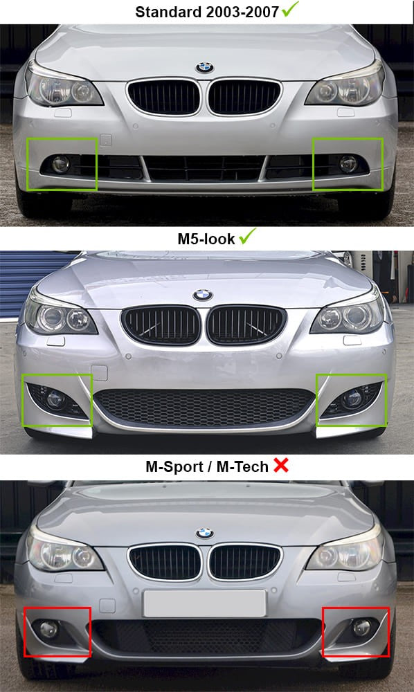 Fog Lights Clear for BMW E60/E61