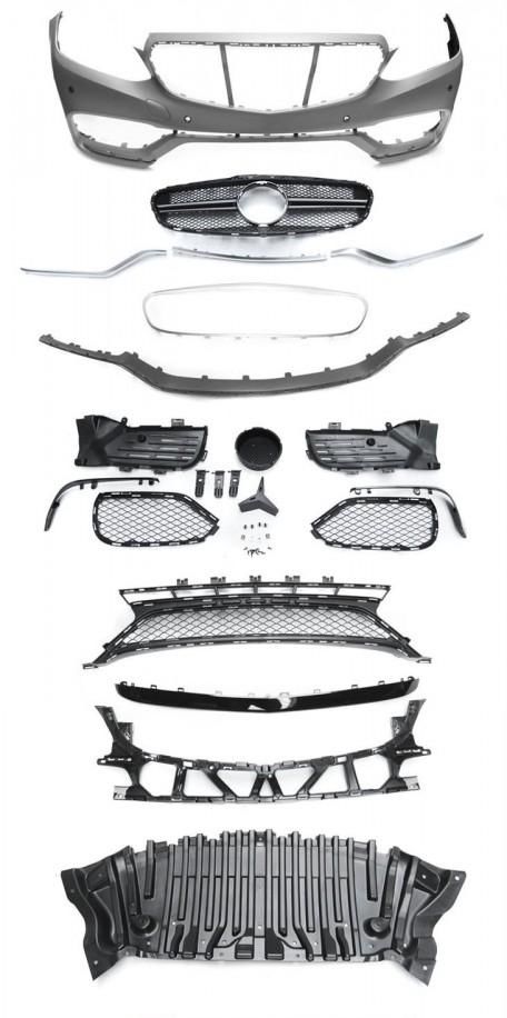 E63 ANG Look Full Front bumper For Mercedes W212 13-16 Facelift