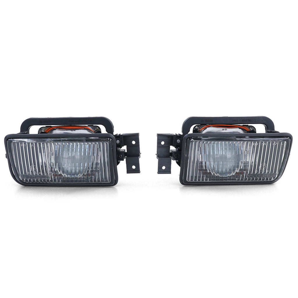 Black smoked Foglights with lens For BMW E34 1987-1996 All Models