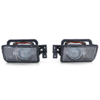 Black Smoked Fog Lights for BMW E34