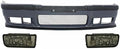 Front Bumper suitable for BMW 3 series E36 (1992-1998) M3 Design With Smoke Fog Lights