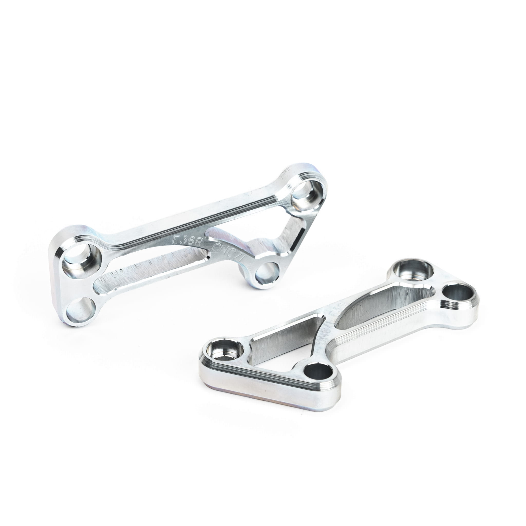 CNC71 Lock adapters BMW E36 - STOCK ARMS - STEEL