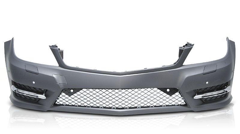 ANG Line Style Front Bumper For Mercedes w204 11-14 with DRL, PDC