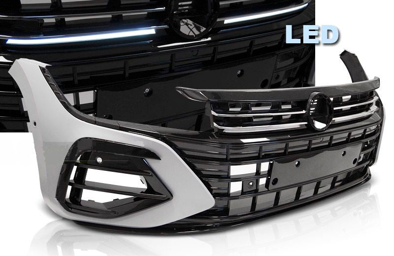 FRONT BUMPER R LOOK WITH LED fits VW ARTEON 20+