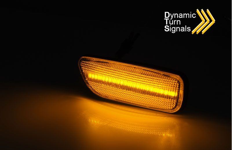 SIDE TURN MARKERS SMOKE LED fits VOLVO V70 II 2000 - 2007