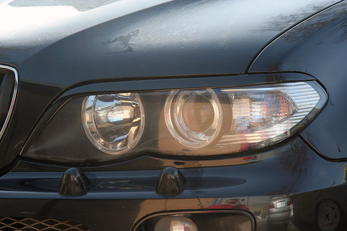 Eyebrows/ Headlight covers For BMW X5 e53 03-06 Facelift