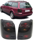 Black smoked Tail lights Hella Dark style For VW Passat B5 3B 96-00 Variant/ Universal