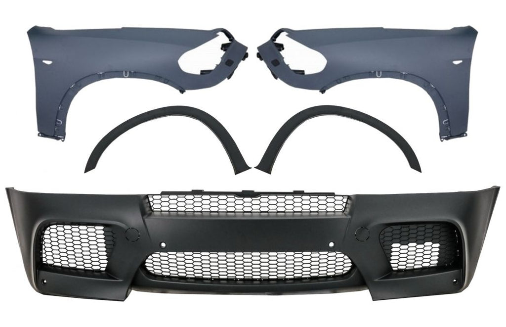 Front Bumper X5M Style and Front Fenders LCI suitable for BMW X5 E70 (2007-2013)