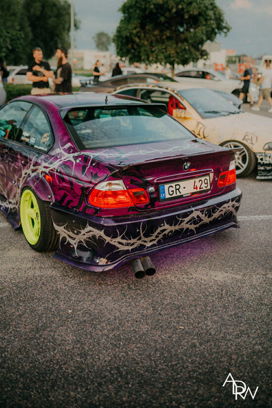 Custom Wide-Body Rear Bumper for BMW E46