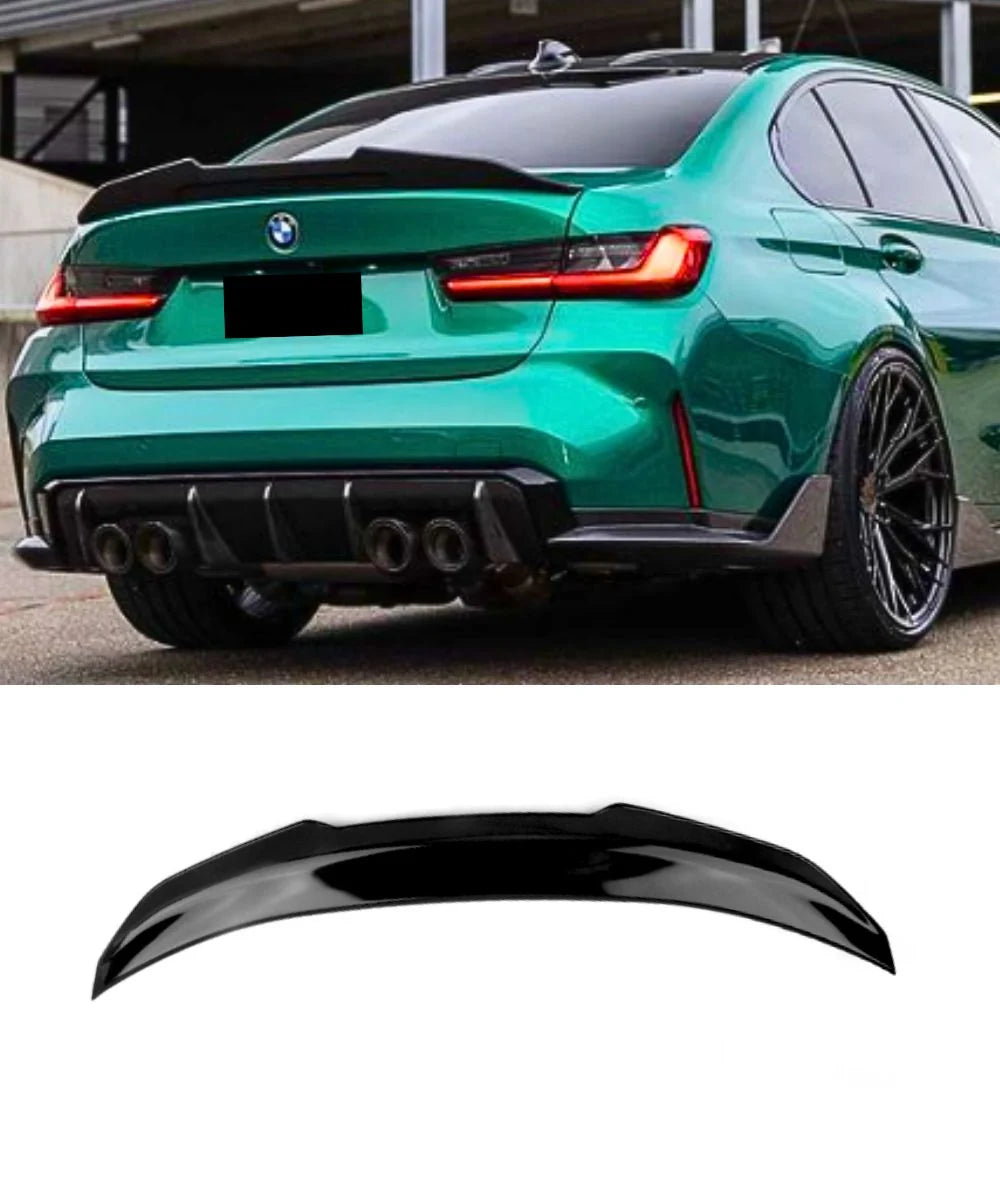 PSM style Trunk Spoiler for BMW G20 / G80, glossy black
