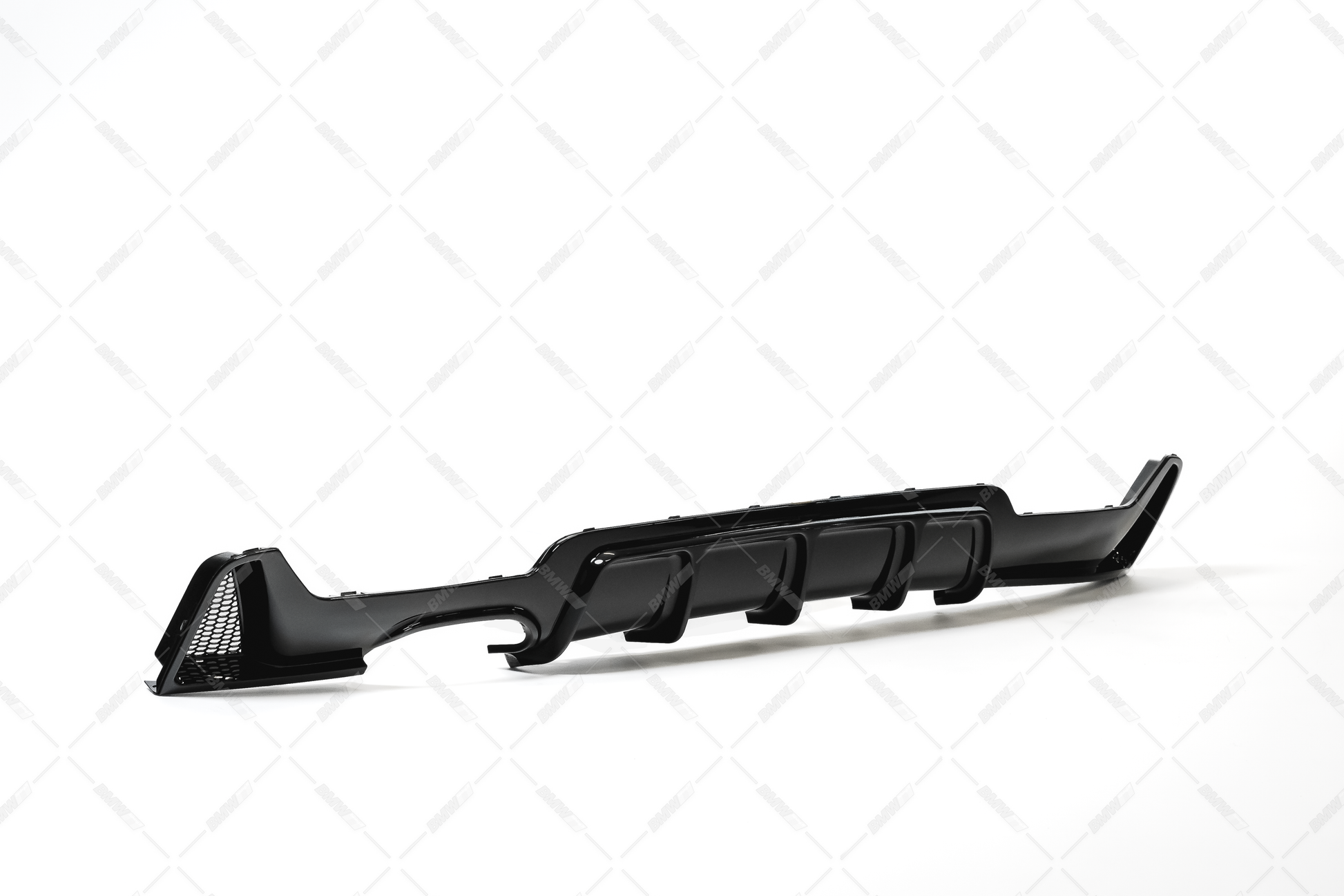 Performance rear bumper Diffuser for BMW F32 / F33 / F36 M-Pack, glossy black