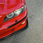 Front Bumper Lip H Look V2 For BMW E39 M Sport / M5, gloss black
