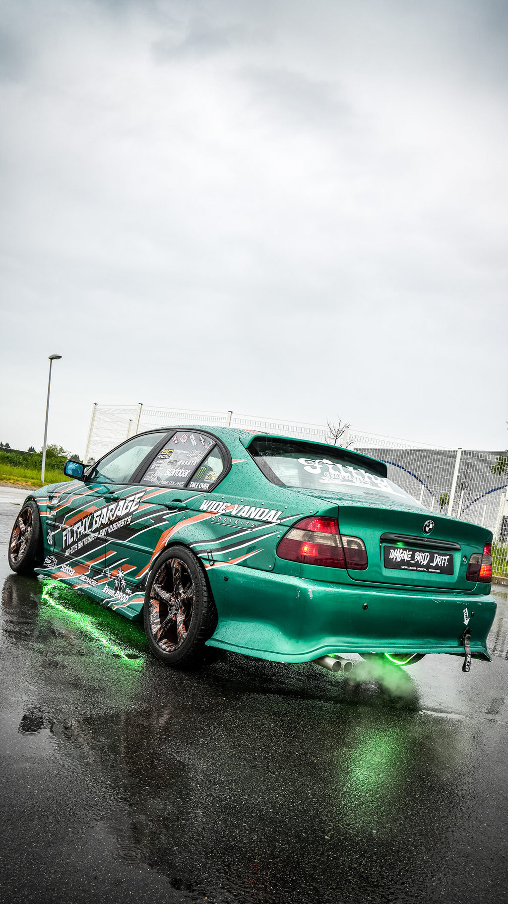 Custom Wide-Body Rear Bumper for BMW E46
