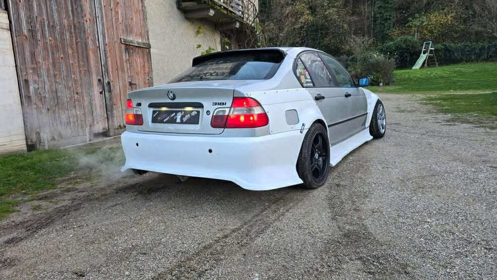 Custom Wide-Body Rear Bumper for BMW E46