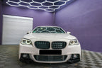 M Sport Front Bumper Splitter (ABS, Gloss Black) – F10/F11