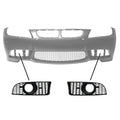 Fog light Grille / Covers set for BMW E90 / E91 / E92 / E93 with M3 style bumper