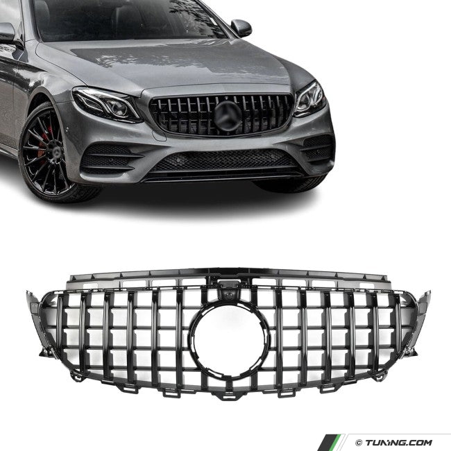 Front Grille (Glossy Black) – Mercedes W213/S213/C238/A238