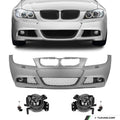 M-Pack LCI-Look Front Bumper w/ Fog Lights for BMW E90/E91