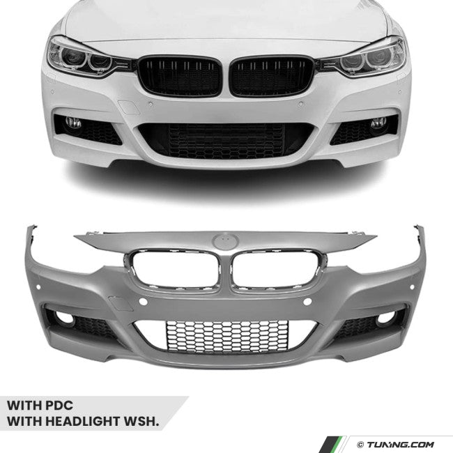 M-Pack Front Bumper w/ PDC for BMW F30/F31
