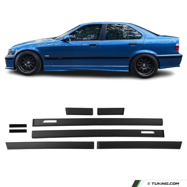 M Style Door Moulding Trims for BMW E36 Sedan/Touring