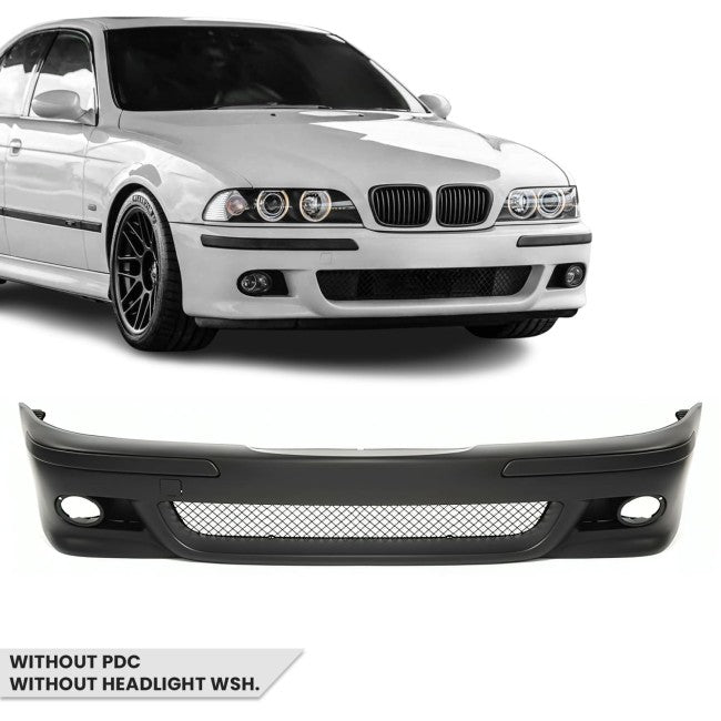 M Pack Front Bumper for BMW E39, without PDC, without headlight washers