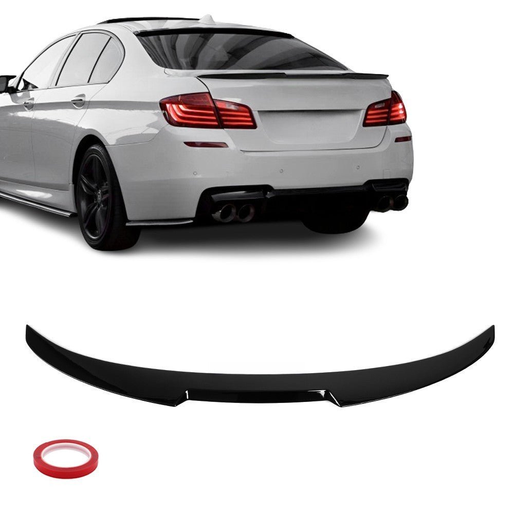 M4-style Trunk Spoiler for BMW F10 (10-17), glossy black