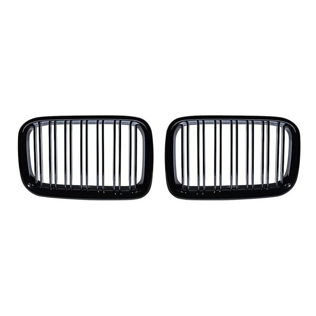 Performance kidney grille, for BMW E36 pre-facelift (90-96), glossy black