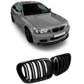 Performance kidney grille for BMW E46 coupe / convertible (99-03), glossy black