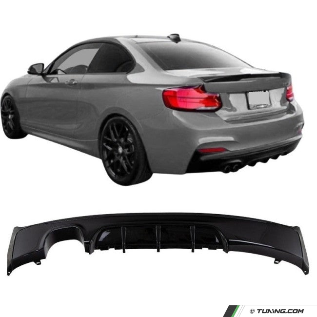 Performance Rear Diffuser M-Pack for BMW F22/F23