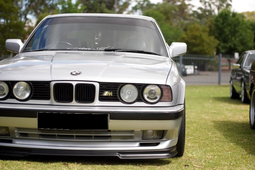 Black smoked Foglights with lens For BMW E34 1987-1996 All Models