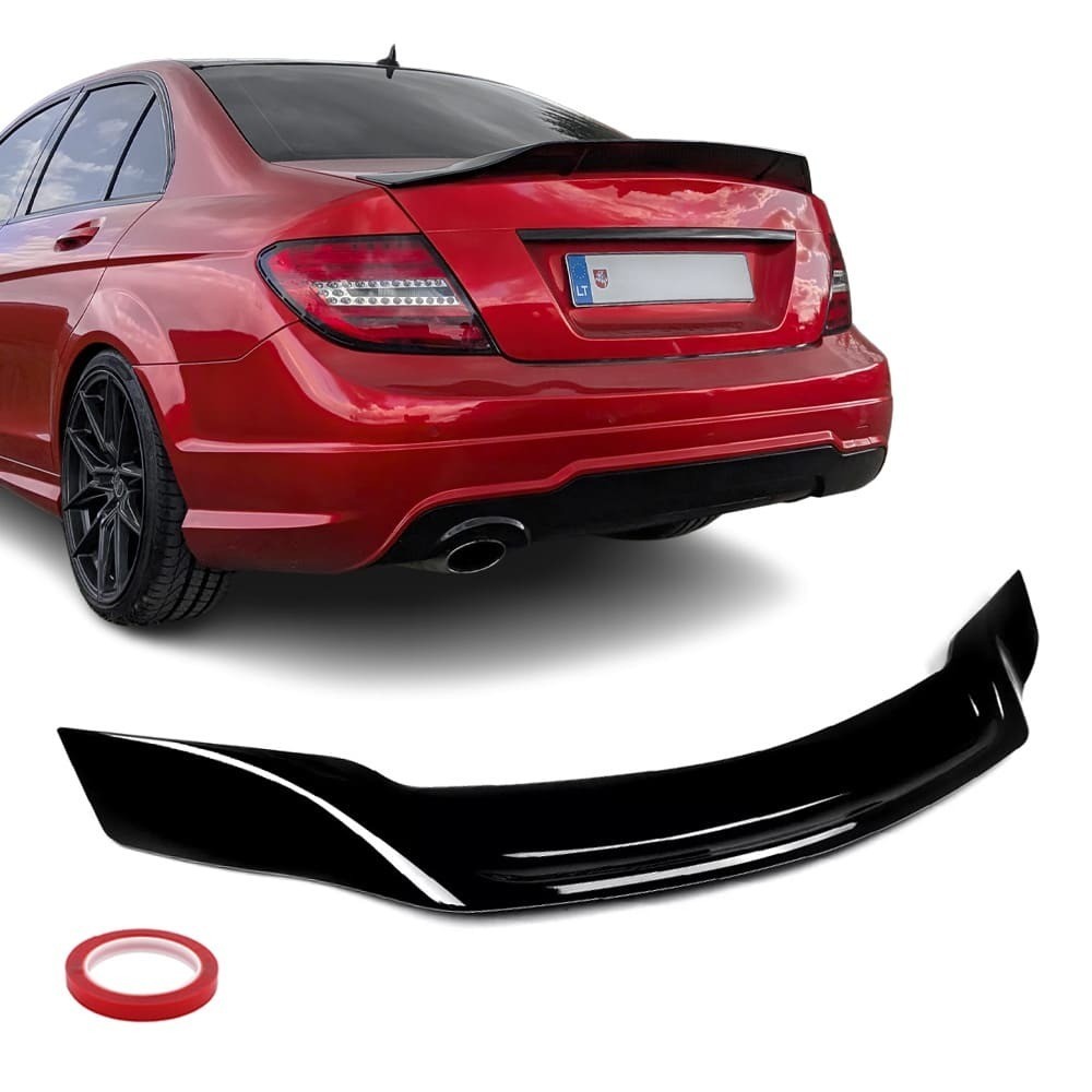 R Style Trunk Spoiler for Mercedes W204 Sedan