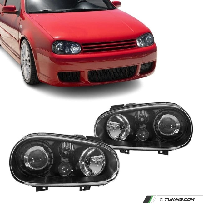R32 Look Headlights for VW Golf MK4