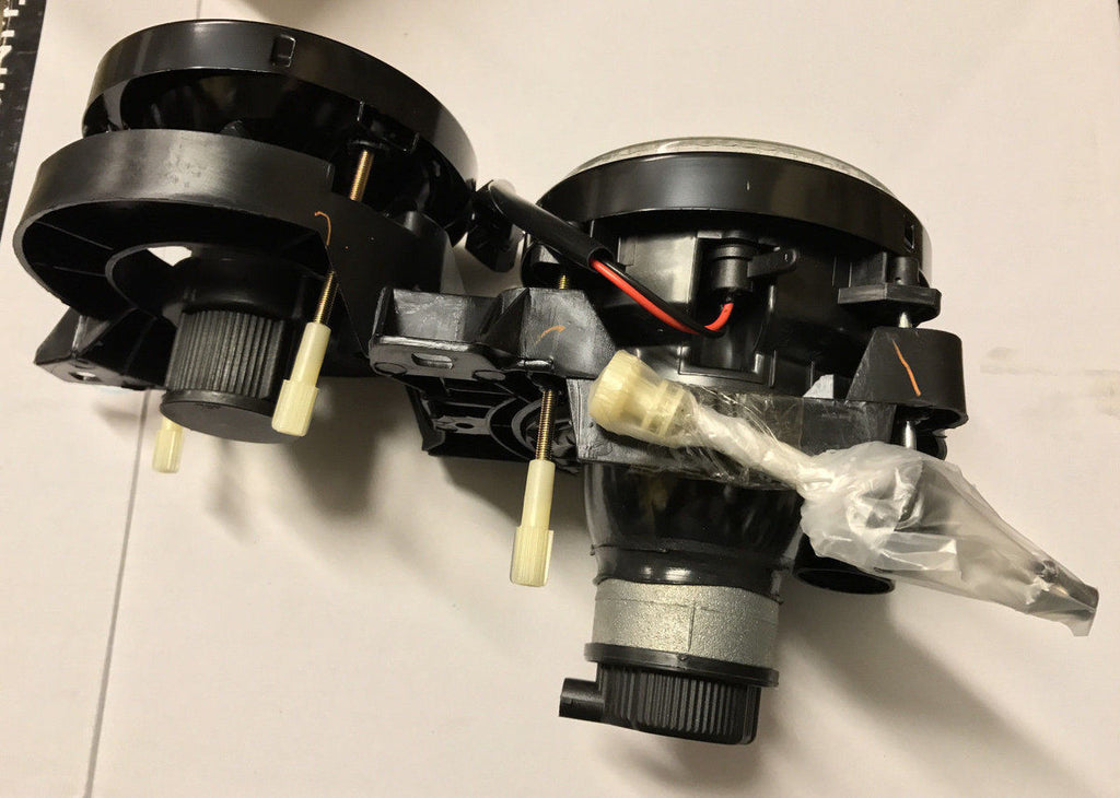 Hella dark style Headlights with Lense and Cross For BMW E34