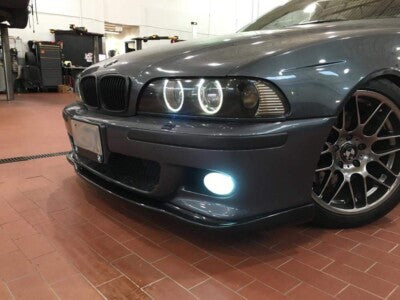 HM-Style Front Bumper Lip Spoiler (Fiberglass, Unpainted) – E39 M5/M Sport