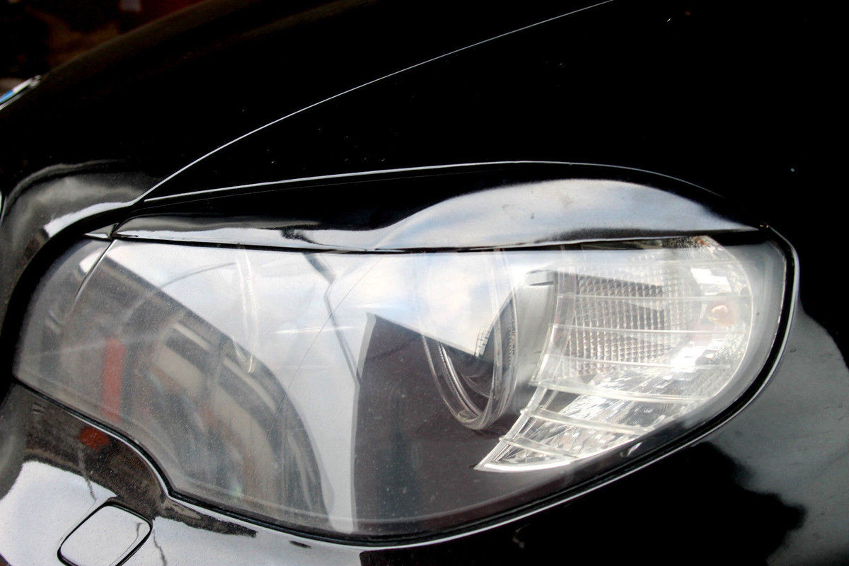 Black Gloss Eyebrows/ Headlight covers For BMW X5 E70 + X5M