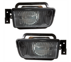 Black Smoked Fog Lights for BMW E34