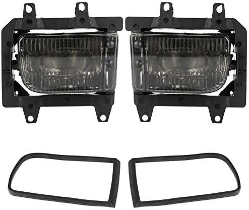 Black Smoked Fog Lights For BMW 3 Series E30 87-93 Facelift