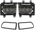 Black Smoked Fog Lights For BMW 3 Series E30 87-93 Facelift
