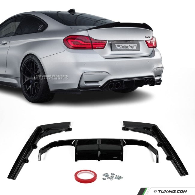 V Style Rear Diffuser for BMW F80/F82/F83