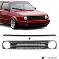 Badgeless Grille and Eyebrow for VW Golf MK2