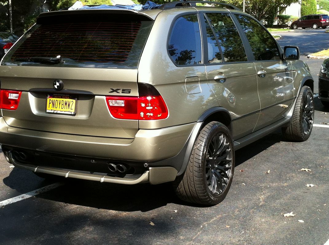 X5 E53 1999-2006 rear bumper spoiler 4.6 / 4.8is style